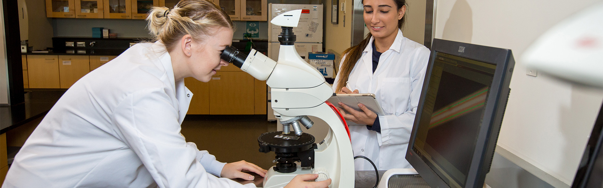 Students in a lab