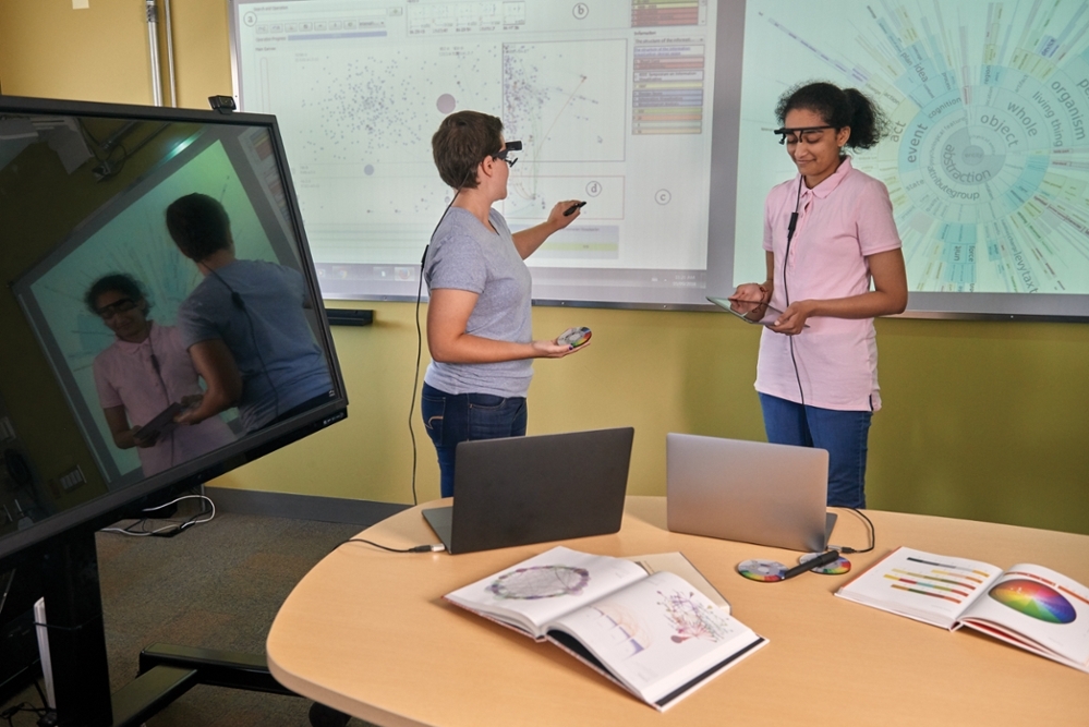students with AI