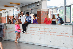 Students in UB chatting