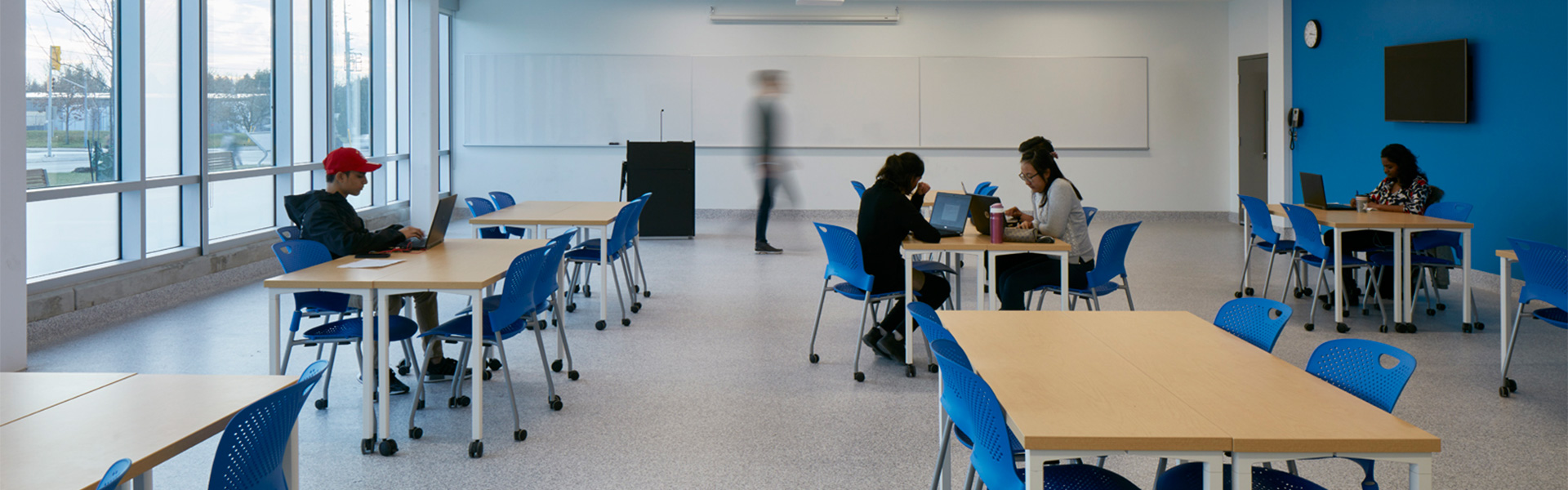 Students in a classroom