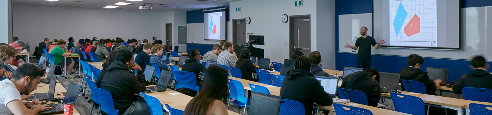 Students in a classroom